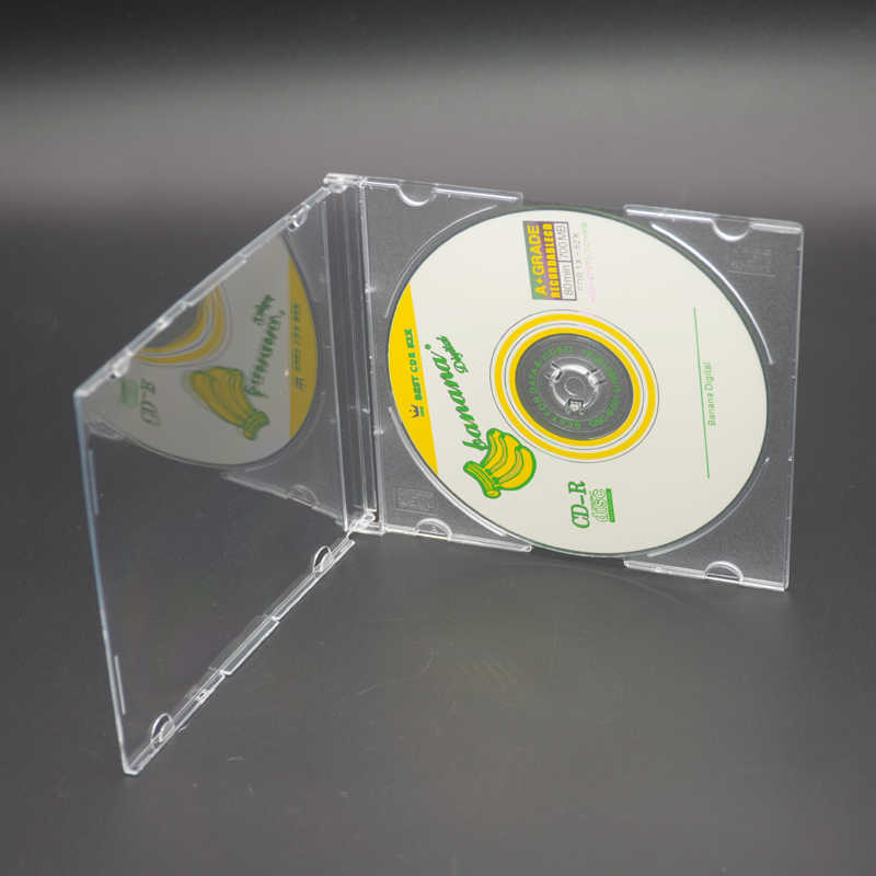 Home Cinema Portable - Custodia per DVD in plastica trasparente