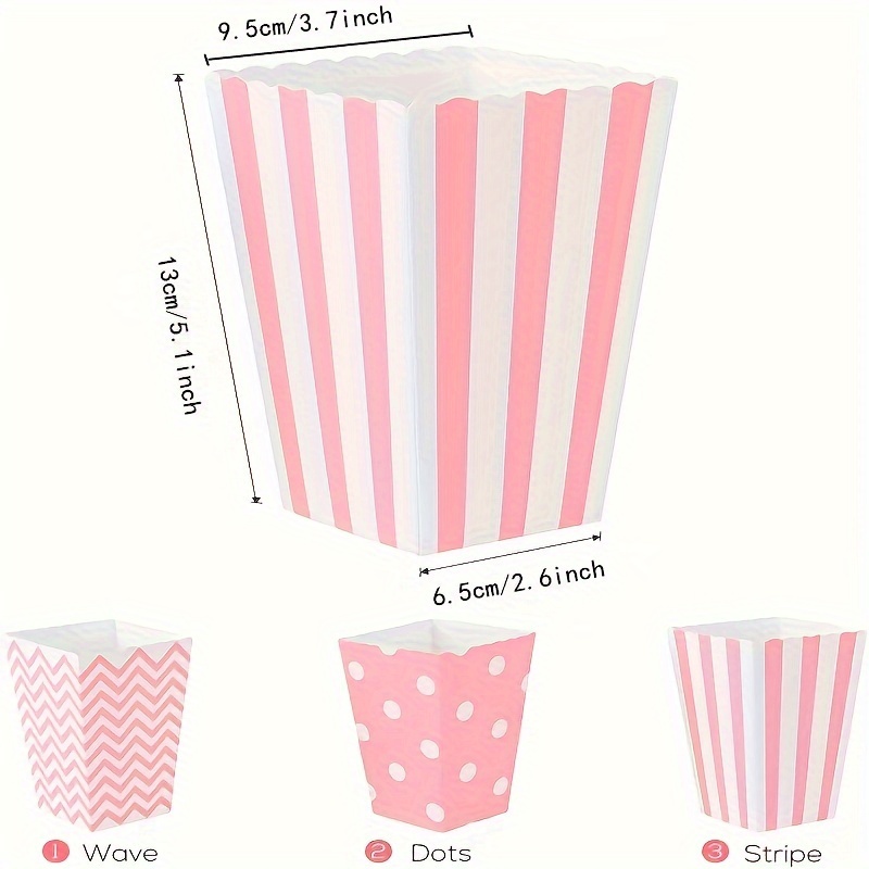 Home Cinema Furniture - 12 pezzi/pacco, scatole per popcorn di
