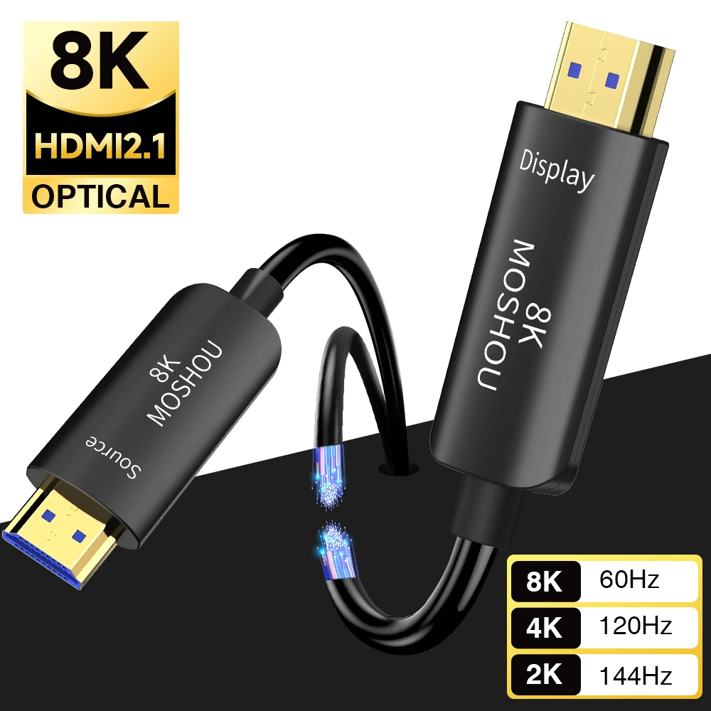 Hdmi Arc Cable - Cavo MOSHOU 8K in fibra ottica