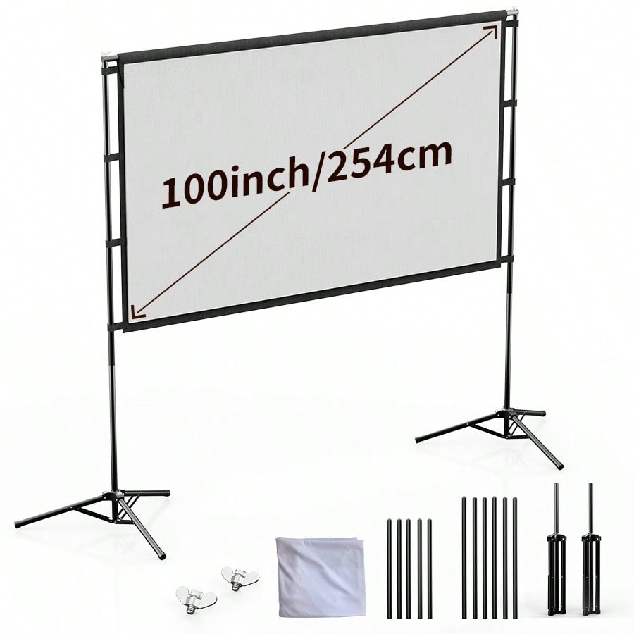 Home Cinema Projector Screen - Schermo di proiezione XBJ da 100