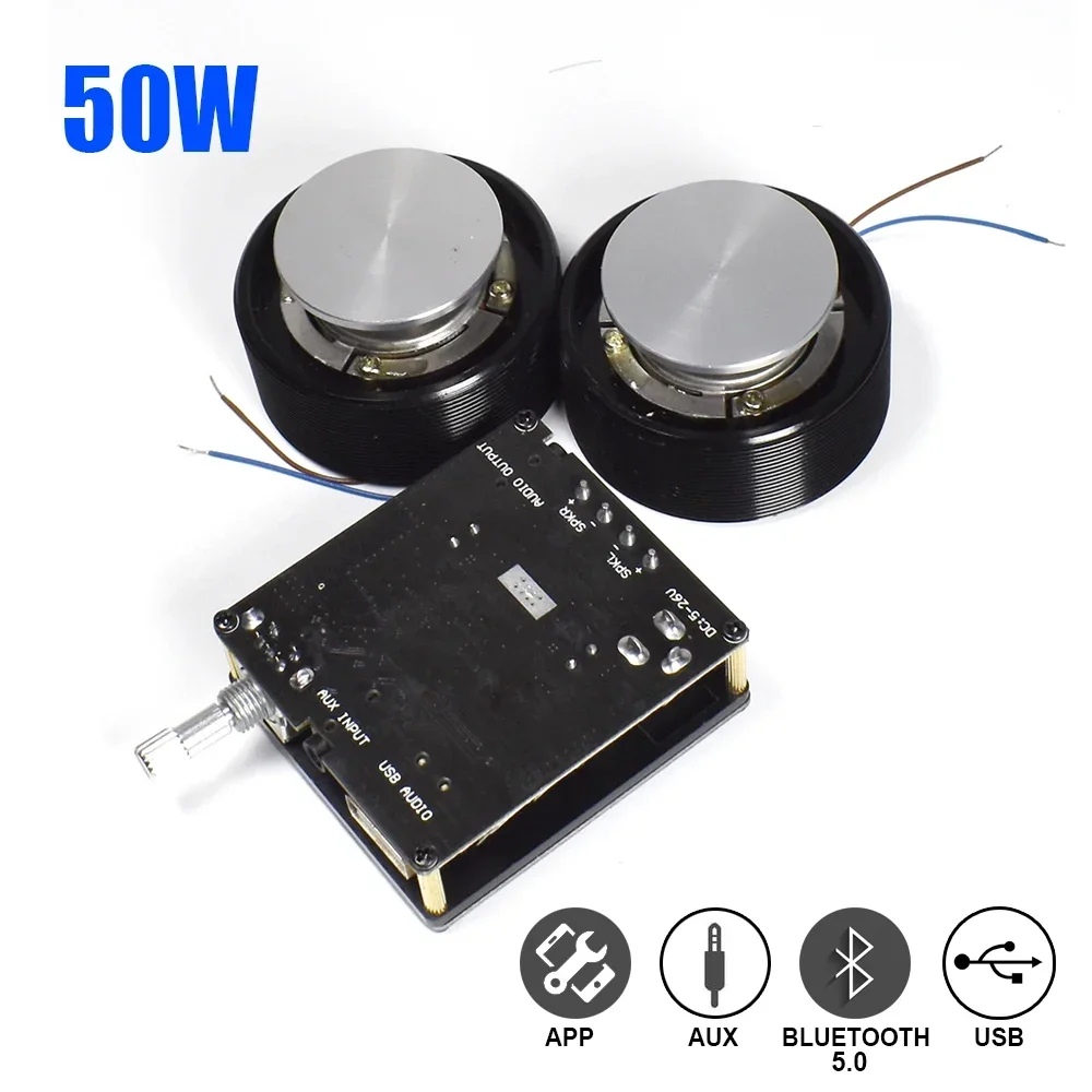Home Cinema Ampli - 1 Set 50W 2.0 HIFI Vibrazione