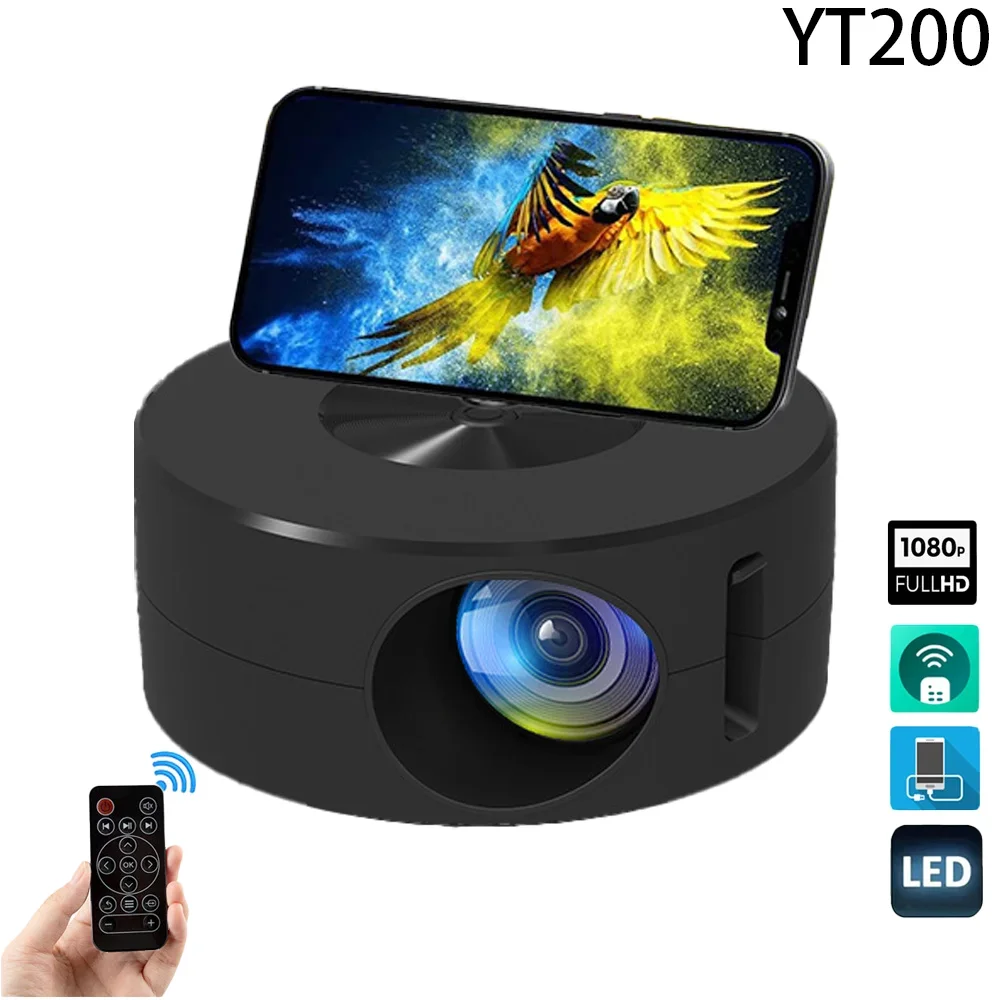 Home Cinema Kids - YT200 LED Mobile Video Mini proiettore