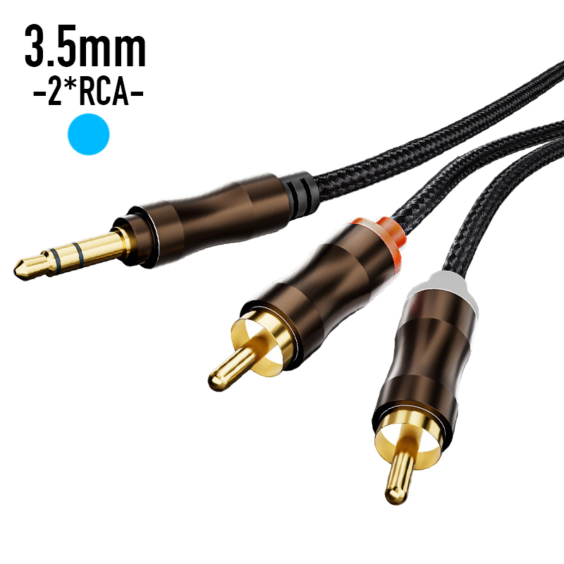 Home Cinema Ampli - Cavo audio RCA a jack da