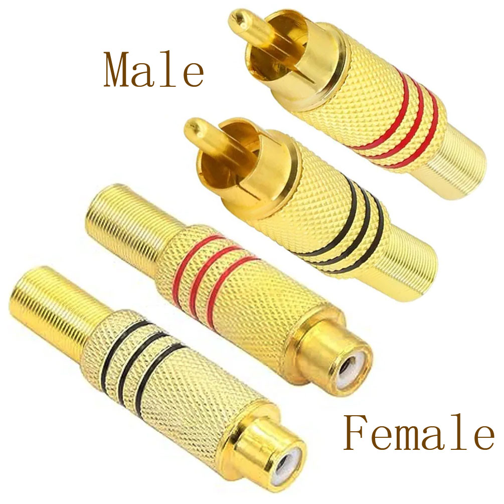 Home Cinema Ampli - 4 connettori RCA placcati oro, tipo