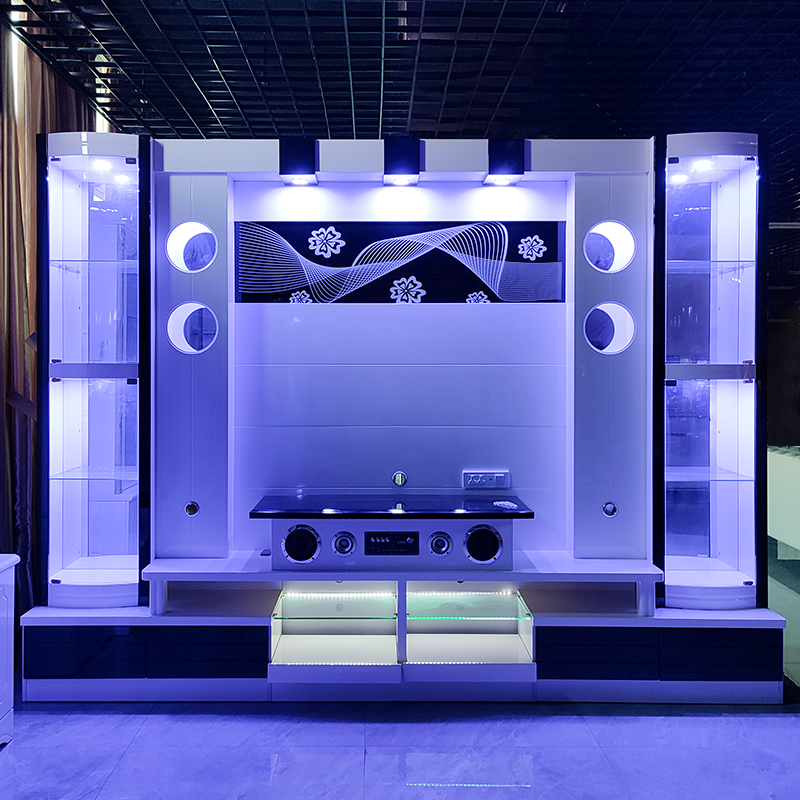 Home Cinema Furniture - Mobile TV Moderno in Legno per