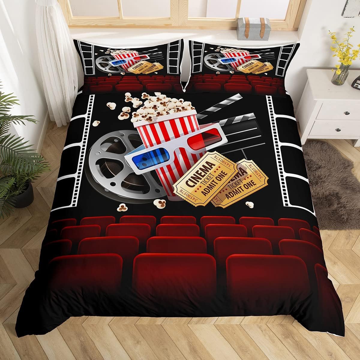 Set Copripiumino Vintage Cinem - Home Cinema Tickets recensione e prezzo