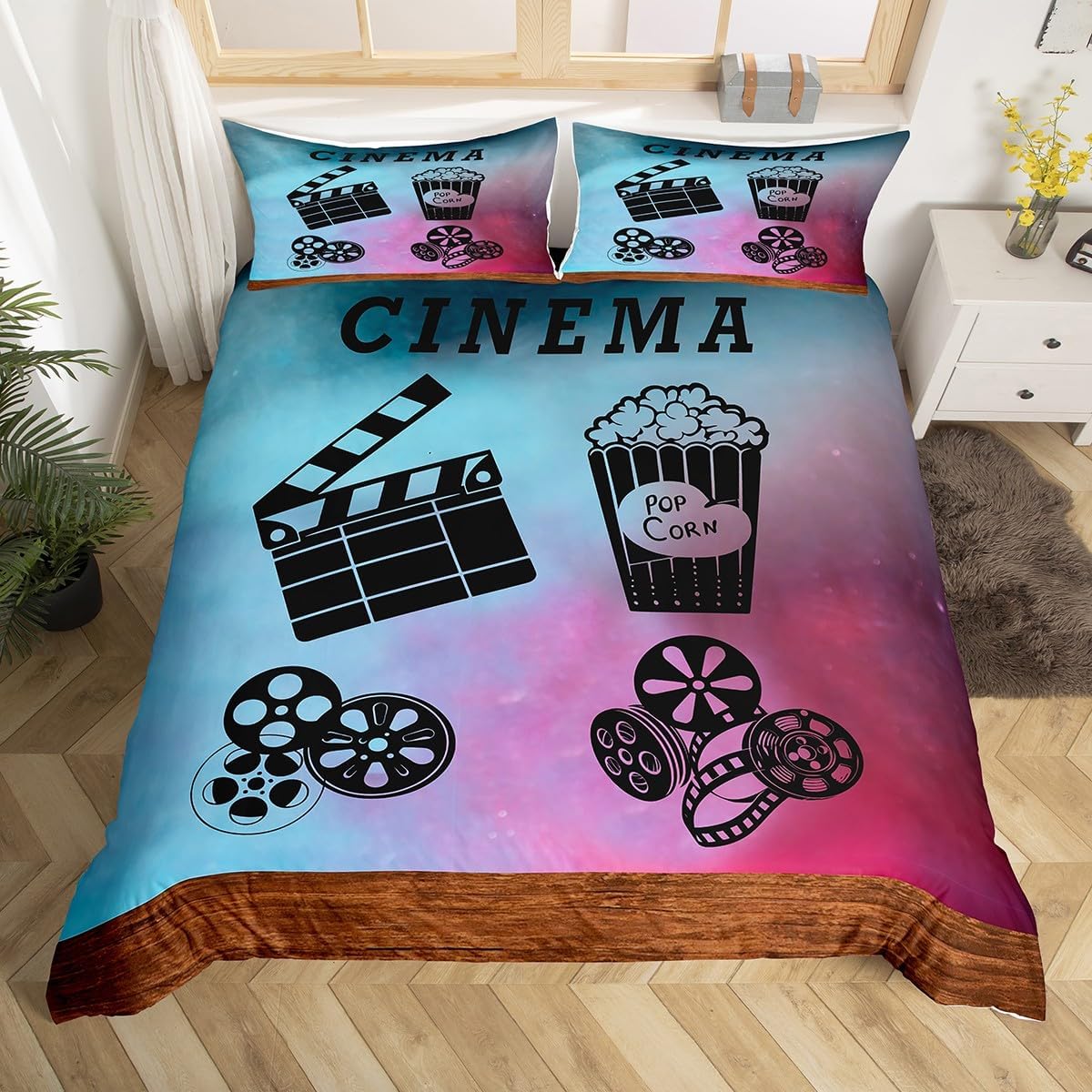Set Copripiumino Vintage Cinem - Home Cinema Tickets recensione e prezzo