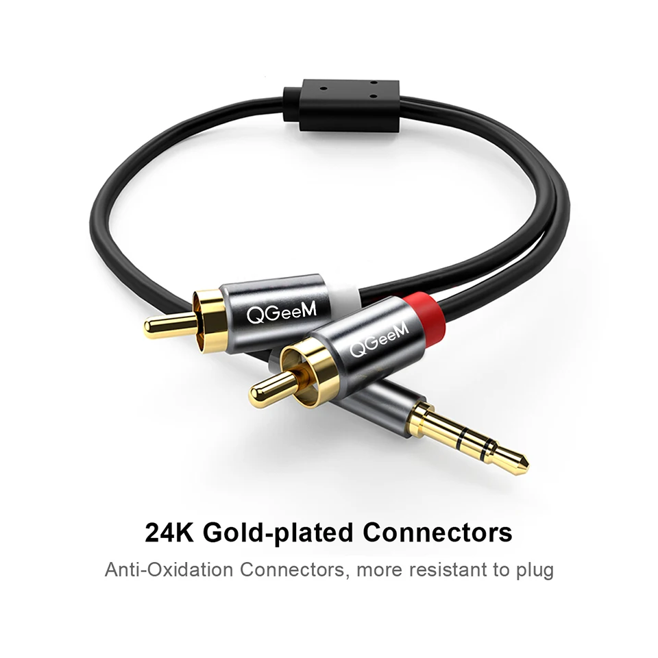 Cavo RCA QGeeM 2RCA a 3.5mm, C - Home Cinema Ampli recensione e prezzo