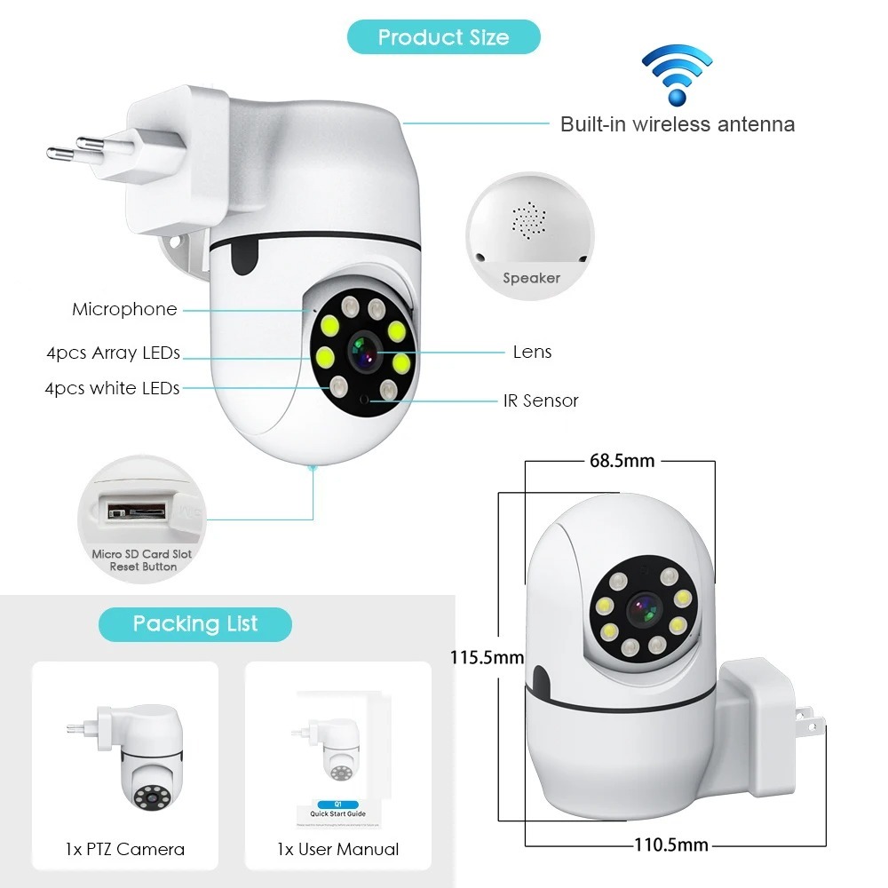 Telecamera IP Wireless Tuya HD - Home Cinema Panasonic recensione e prezzo