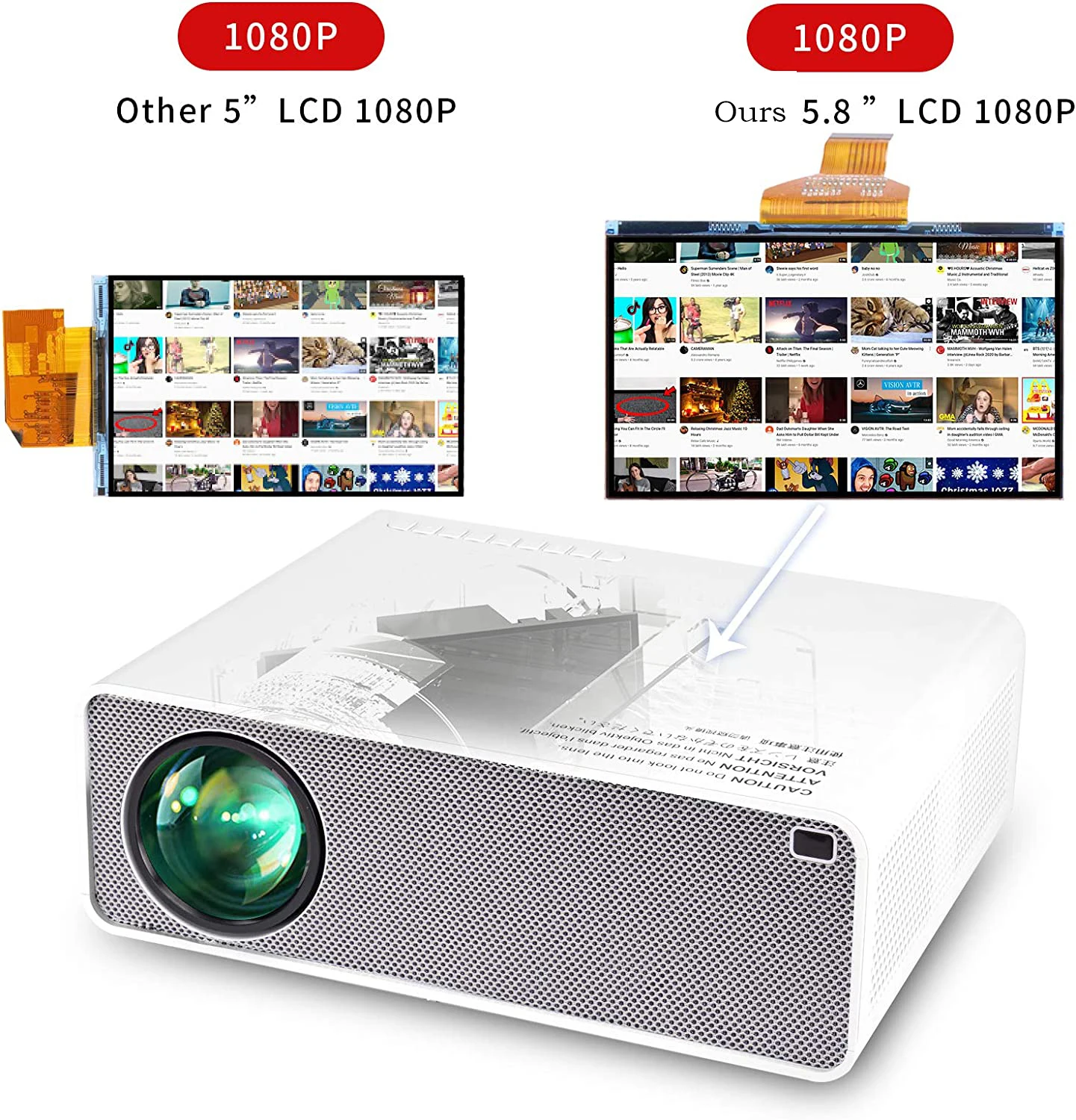 Nuovo Proiettore 1080P Full HD - Home Cinema Kids recensione e prezzo