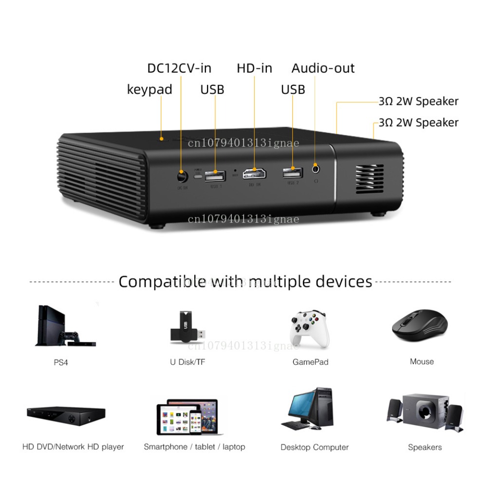 U30 Proiettore 3D 4K di vendit - Home Cinema Portable recensione e prezzo