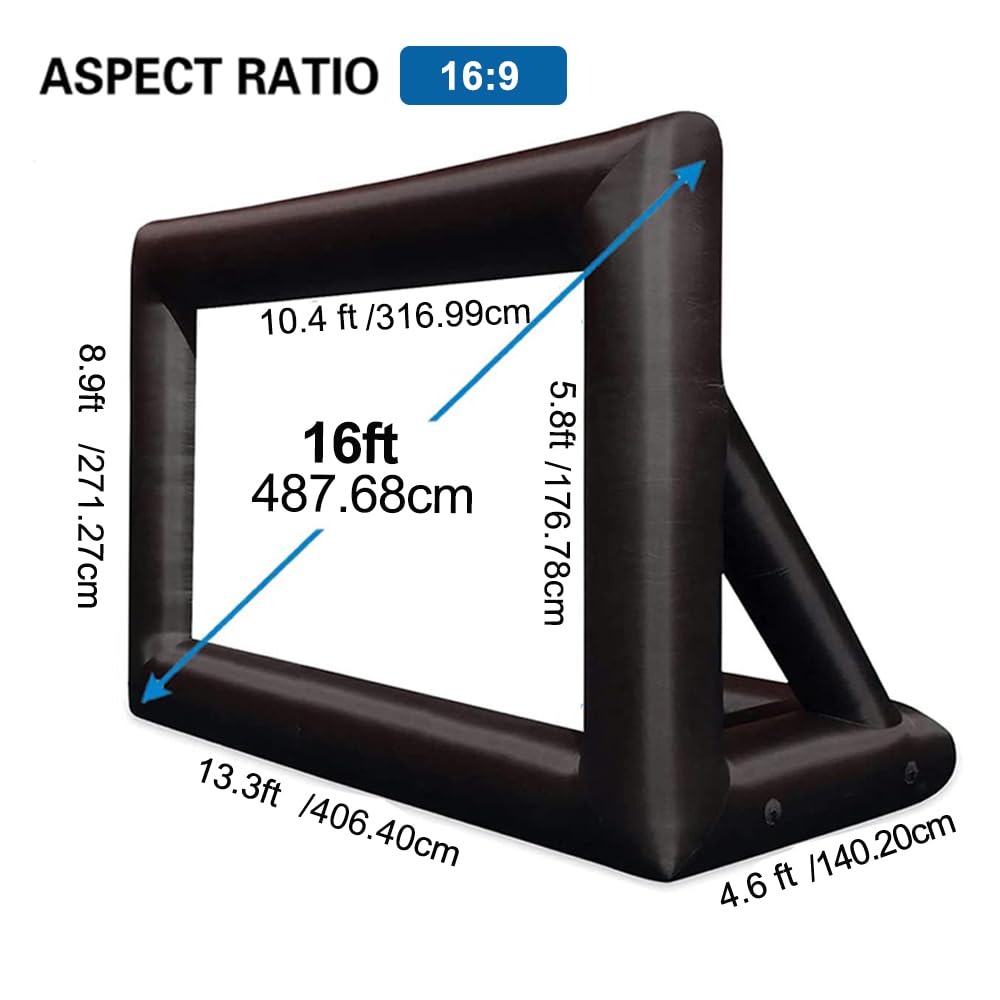 Schermo Gonfiabile Gigante per - Home Cinema Projector Screen recensione e prezzo