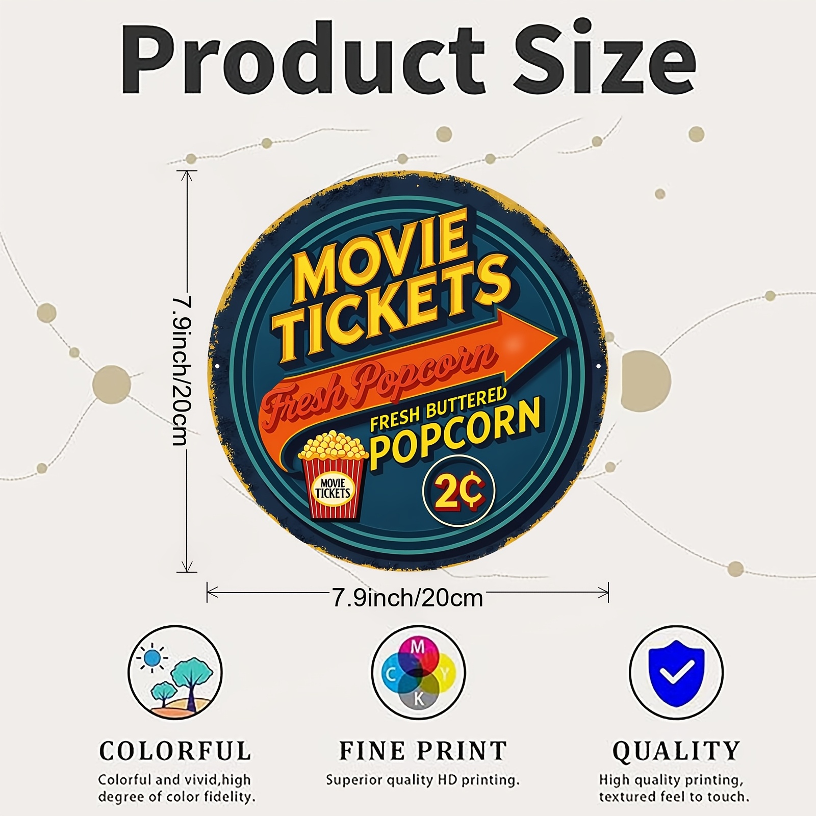 Insegna in Alluminio 2D Piatta - Home Cinema Tickets recensione e prezzo