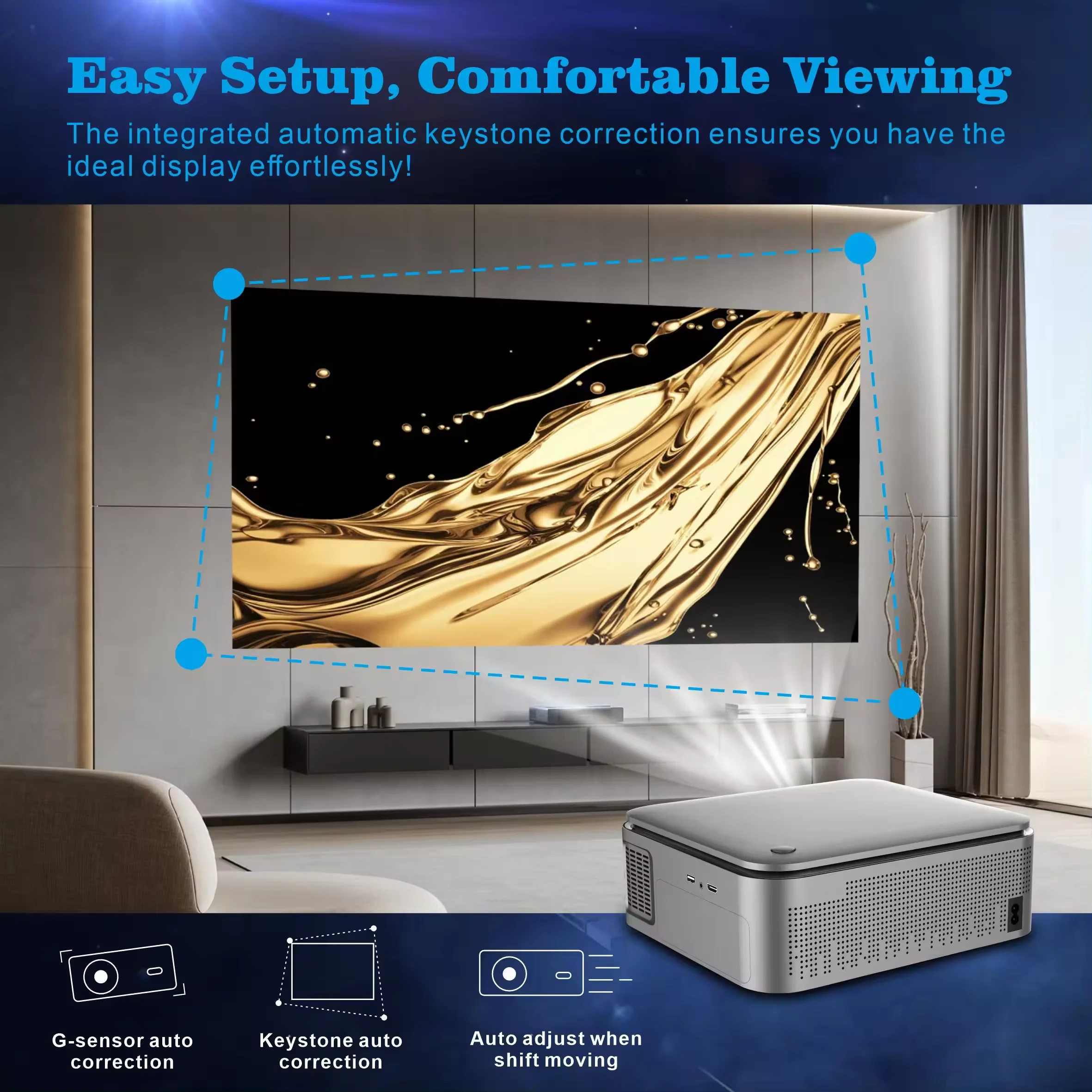 Nuovo Proiettore HD 1080P HY45 - Home Cinema Portable recensione e prezzo
