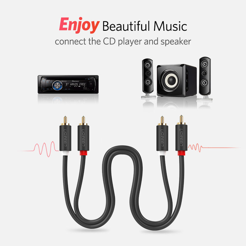 Cavo Audio UGREEN da 2RCA a 2  - Home Cinema Ampli recensione e prezzo