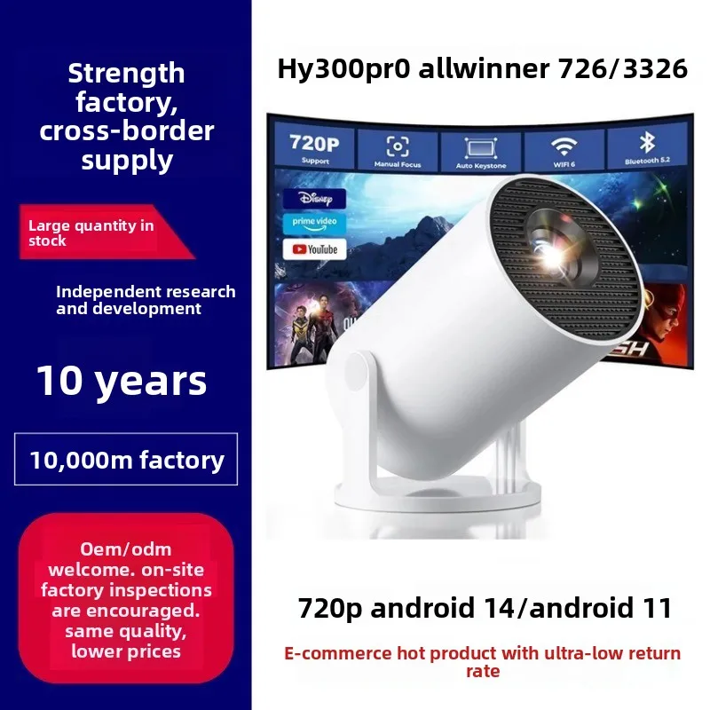 Proiettore Portatile HY300Pro  - Home Cinema Portable recensione e prezzo
