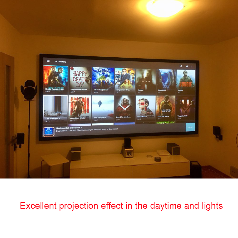 Schermo per proiettore Salange - Home Cinema Projector Screen recensione e prezzo