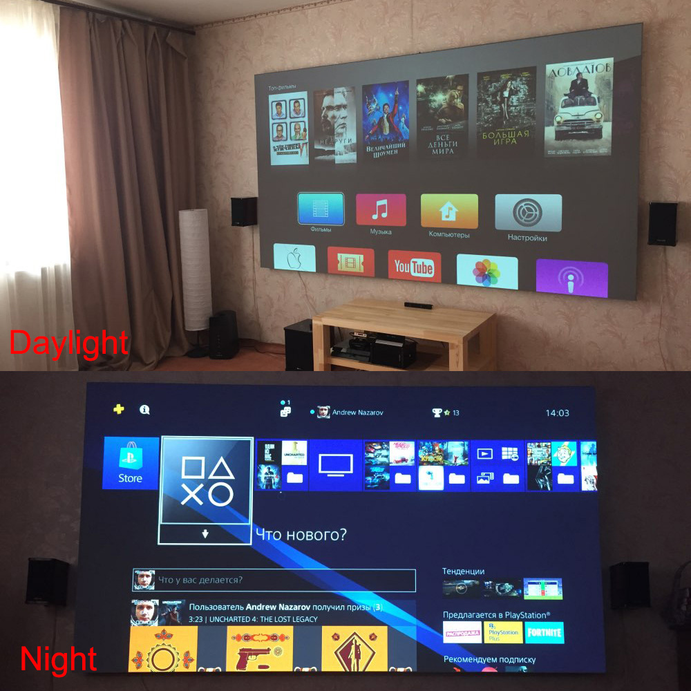 Schermo per proiettore Salange - Home Cinema Projector Screen recensione e prezzo