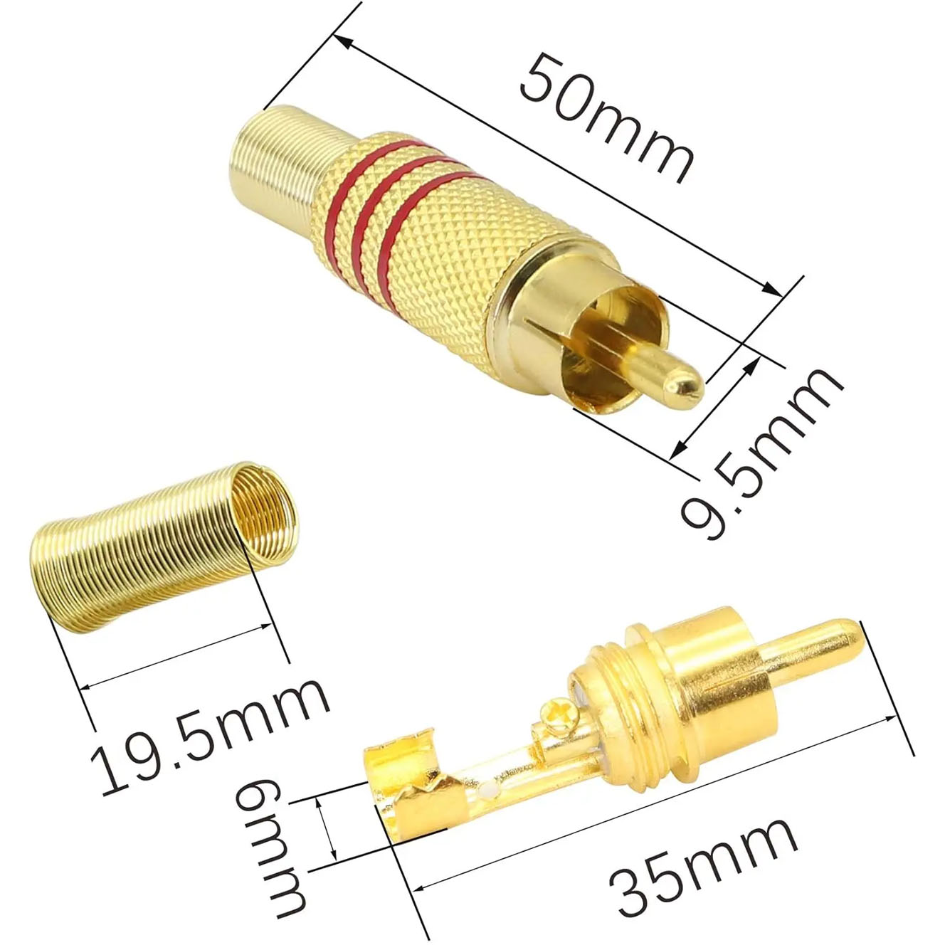 4 connettori RCA placcati oro, - Home Cinema Ampli recensione e prezzo