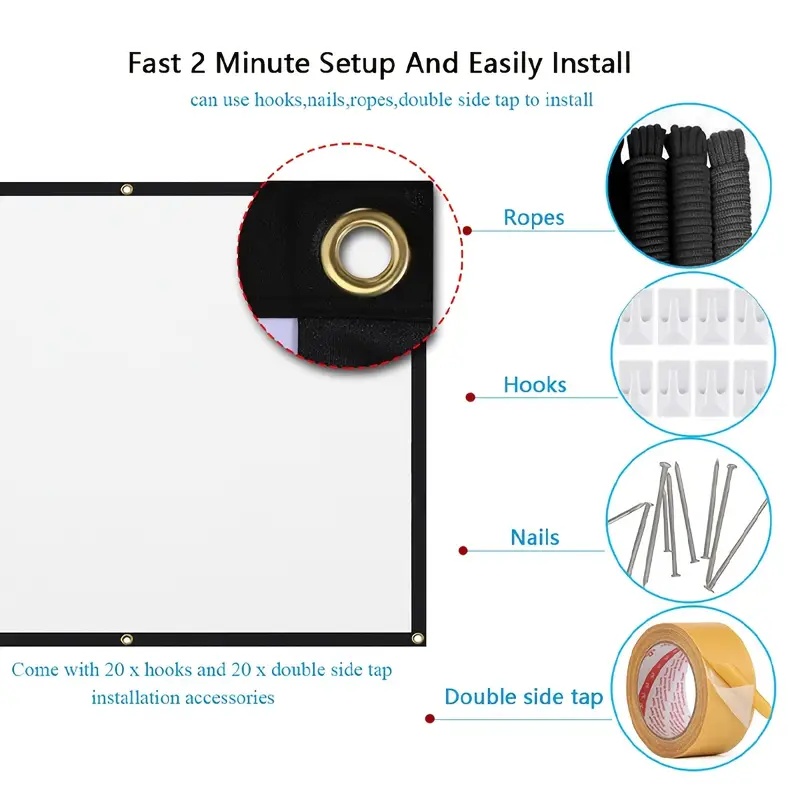 Schermo per Proiettore 16:9 pe - Home Cinema Projector Screen recensione e prezzo